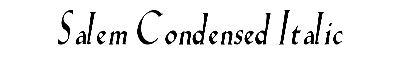 Download Salem-Condensed Italic