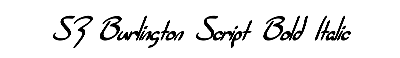 Download SF Burlington Script Bold Italic