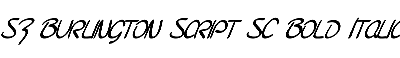 Download SF Burlington Script SC Bold Italic