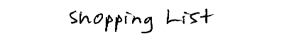 Download Shopping List