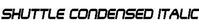 Download Shuttle-Condensed Italic