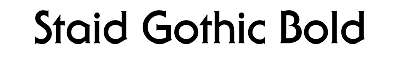 Download Staid Gothic Bold