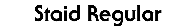 Download Staid Regular