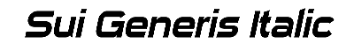 Download Sui Generis Italic
