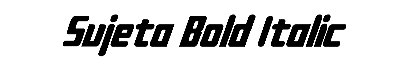 Download Sujeta Bold Italic