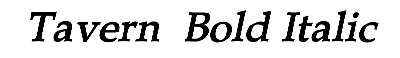 Download Tavern  Bold Italic