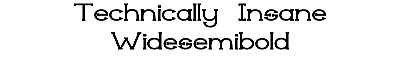 Download Technically Insane Widesemibold