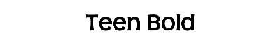 Download Teen Bold