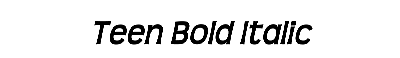Download Teen Bold Italic
