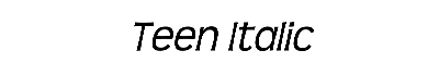 Download Teen Italic