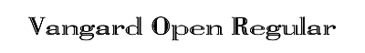 Download Vangard Open Regular