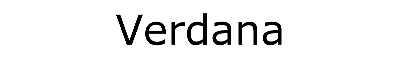 Download Verdana