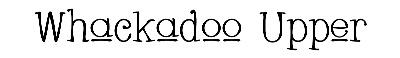 Download Whackadoo Upper