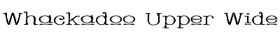 Download Whackadoo Upper Wide