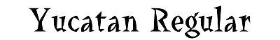 Download Yucatan Regular